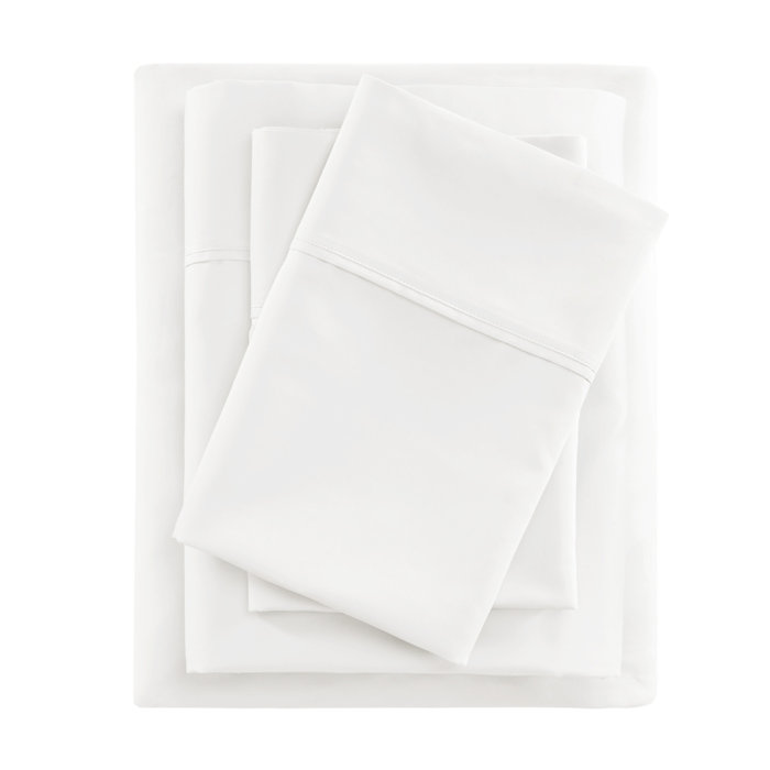 Beautyrest 400 Thread Count Wrinkle Resistant Cotton Sateen Sheet Set